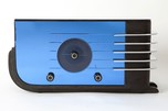 Rare Sparton 457X ’Euro Sled’ Radio Blue Mirror - Walter Dorwin Teague Design